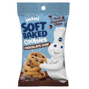 Pillsbury Mini Soft Baked Cookies Chocolate Chip (Single/3.0oz)