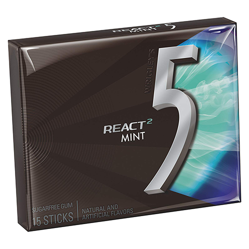 5 Gum React 2.0 Mint (Single/15 Piece)