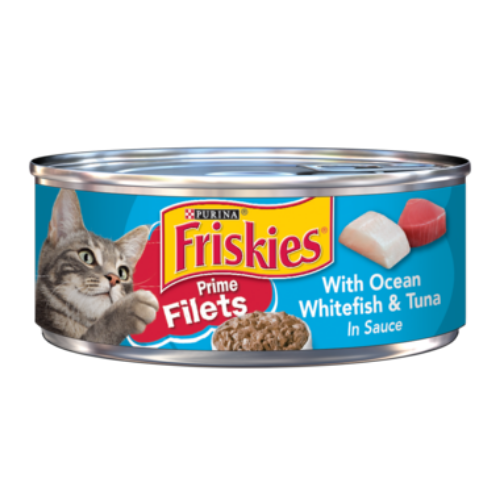 Friskies Prime Filets Ocean Whitefish & Tuna (Single/5.5 oz Can)