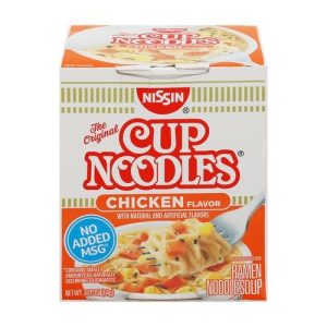 Cup Noodles Ramen Noodle Soup Chicken Flavor (Single/2.25 OZ Paper Cup)