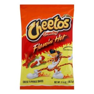 Cheetos Crunchy Cheese Flavored Snacks Flamin' Hot (Single/3.75 OZ Foil Bag)