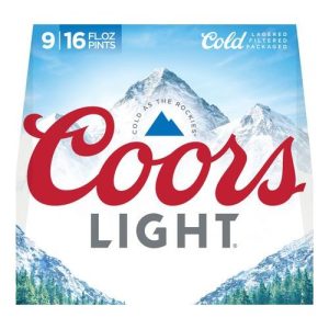 Coors Light Can (9 Pack/16 oz)