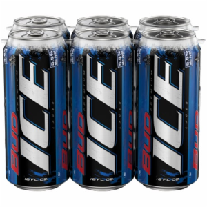 Bud Ice Can (6 Pack/16 FL OZ Can)