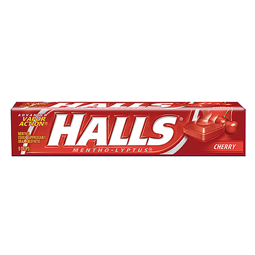 Halls Cherry (Single/9 Count)