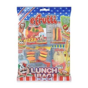 e.frutti Gummi Candy Lunch Bag - Assorted (Single/2.70 OZ Plastic Bag)