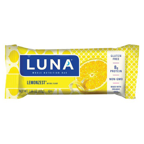 LUNA Lemon Zest Nutrition Bar (Single/1.69oz)