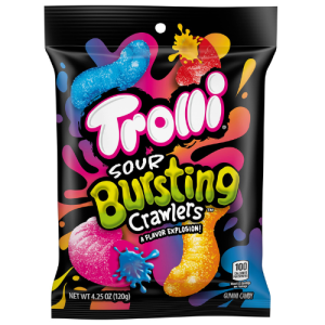 Trolli Sour Bursting Crawlers Gummy (Single/4.25 oz)