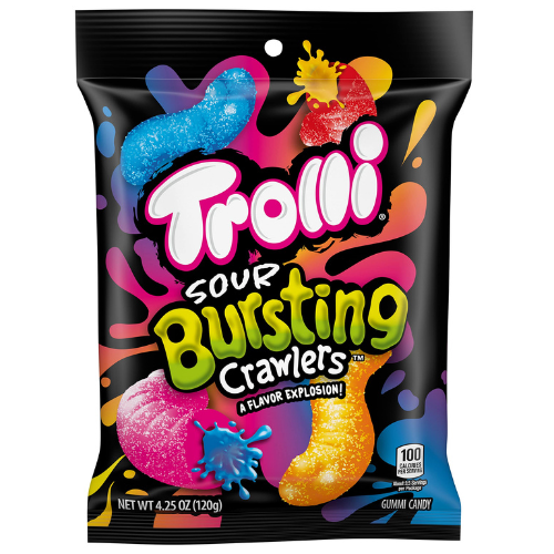Trolli Sour Bursting Crawlers Gummy (Single/4.25 oz)