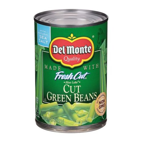 Del Monte Fresh Cut Cut Green Beans Blue Lake - with Natural Sea S... (Single/14.50 OZ Pull Top Can)