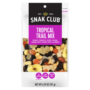 Snak Club Tropical Trail Mix (Single/6.75 oz Bag)