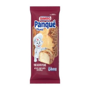 Bimbo Panque con Nuez Pecan Pound Cake (Single/9.88 OZ Plastic Bag)