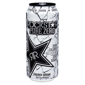 Rockstar Pure Zero Silver Ice (Single/16 oz Can)