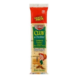 Keebler Club Sandwich Crackers & Cheddar - Snack Pack (Single/1.80 OZ Plastic Bag)