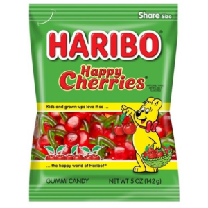 Haribo Happy Cherries Gummi Candies (Single/5.00 OZ)