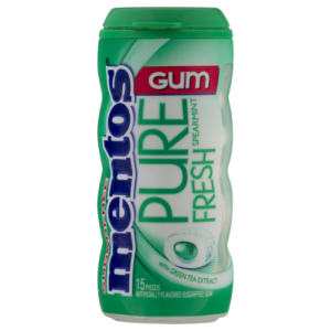 Mentos Gum Pure Fresh Spearmint (Single/15 Pieces)