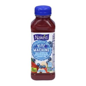 Naked Blue Machine 100% Juice Smoothie Blend of Four Juices (Single/15.20 FL OZ Plastic Bottle)