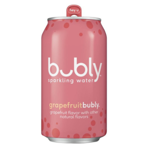 Bubly Grapefruit Flavored Sparkling Water (Single/16 oz)