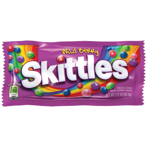 Skittles Bite Size Candies Wild Berry (Single/2.17 OZ Plastic Bag)