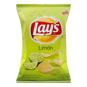Lay's Flavored Potato Chips Limon (Single/2.88 OZ Foil Bag)