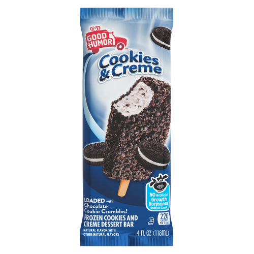 Good Humor Cookies & Creme Bar (Single/4 oz)
