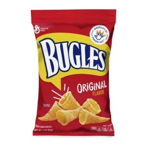 Bugles Crispy Corn Snacks Original (Single/3.00 OZ Foil Bag)
