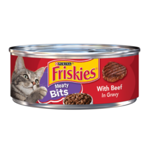 Friskies Meaty Bits Beef (Single/5.5 oz Can)
