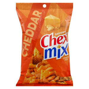 Chex Mix Savory Cheddar Snack Mix (Single/3.75 oz Bag)
