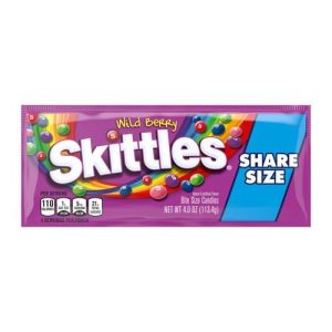 Skittles Bite Size Candies Wild Berry (Single/4 oz )