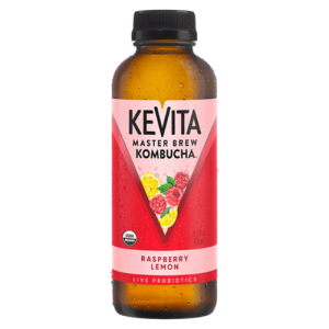 KeVita Kombucha Raspberry Lemon (Single/15.2 oz Bottle)