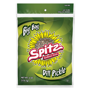 Spitz Dill Pickle Sunflower Seeds (Single/6 oz Bag)