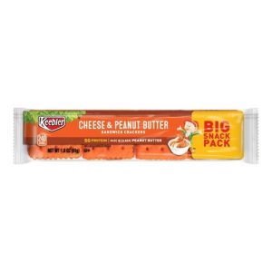 Keebler Sandwich Crackers Cheese & Peanut Butter (Single/1.80 oz Plastic Bag)
