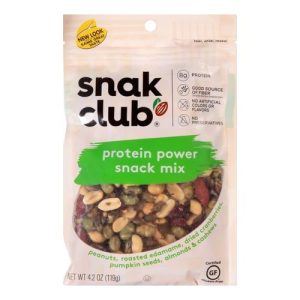 Snak Club Protein Power Snack Mix (Single/4.2 oz Bag)
