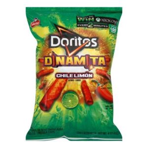 Sabritas Doritos Dinamita Rolled Tortilla Chips Chile Limon (Single/4.00 OZ Foil Bag)