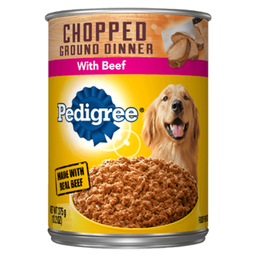 Pedigree Chopped Ground Dinner Beef Flavor (Single/13.2 oz Can)