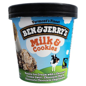 Ben & Jerry's Milk & Cookies (Single/1 Pint)