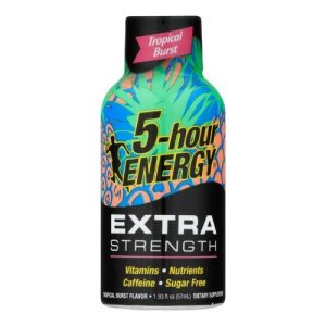 5-hour Energy Dietary Supplement Extra Strength - Tropical Burs... (Single/1.93 FL OZ Plastic Bottle)