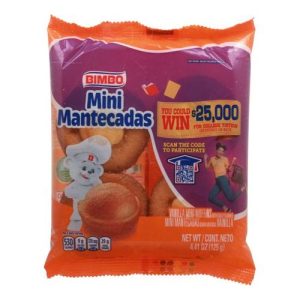 Bimbo Mini Mantecadas Mini Muffins (Single/4.23 OZ Plastic Bag)
