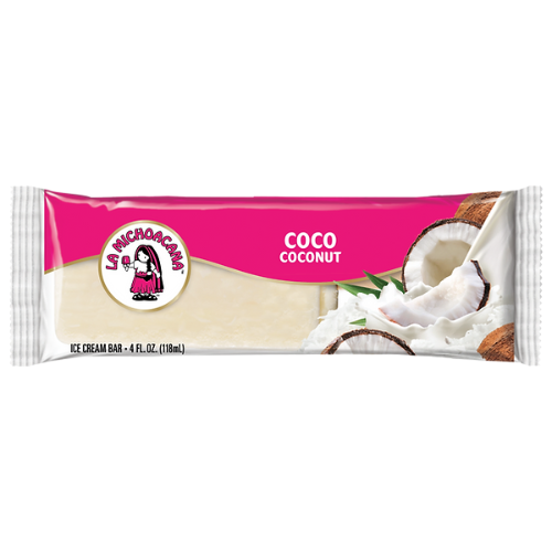 La Michoacana Coconut Ice Cream Bars (Single/4 oz)