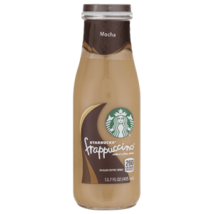 Starbucks Frappuccino Chilled Coffee Drink Mocha (Single/13.70 FL OZ Glass Bottle)