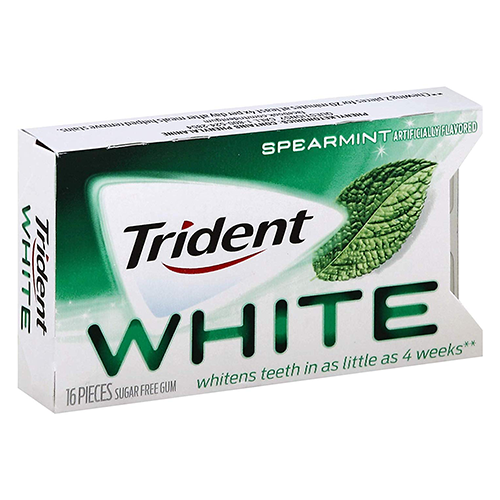Trident White Spearmint (Single/16 Piece)