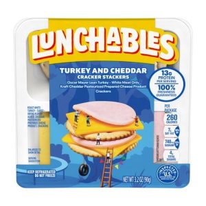 Oscar Mayer Lunchables Lunch Combinations Turkey & Cheddar Cheese (Single/3.20 OZ Plastic Tray)
