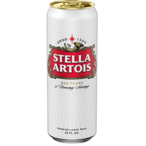 Stella Artois Cans (Single Can/25oz )
