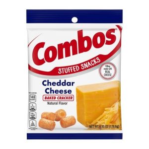 Combos Baked Snacks Cheddar Cheese Cracker (Single/6.30 OZ Foil Bag)