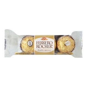 Ferrero Rocher Fine Hazelnut Chocolates  (Single/1.30 OZ Plastic Bag)