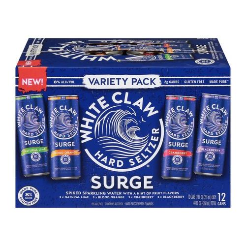 White Claw Hard Seltzer Surge (12 Pack/12oz)