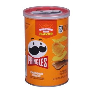 Pringles Grab & Go Potato Crisps Cheddar Cheese (Single/2.50 OZ Cardboard Canister)