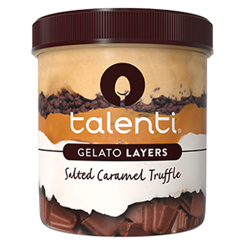 Talenti Gelato Layers Salted Caramel Truffle (Single/1 Pint)