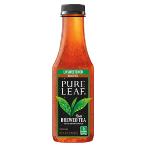 Pure Leaf Unsweetened Black Tea (Single/18.5 oz Bottle)