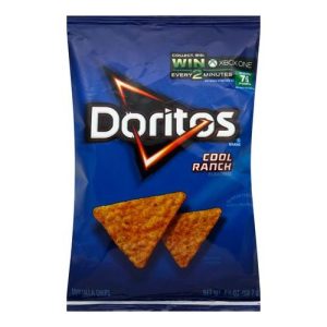 Dorito's Cool Ranch Flavored Tortilla Chips  (Single/2.13 OZ Plastic Bag)