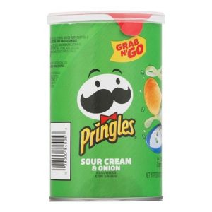 Pringles Grab & Go! Stack Potato Crisps Sour Cream & Onion (Single/2.50 OZ Cardboard Canister)